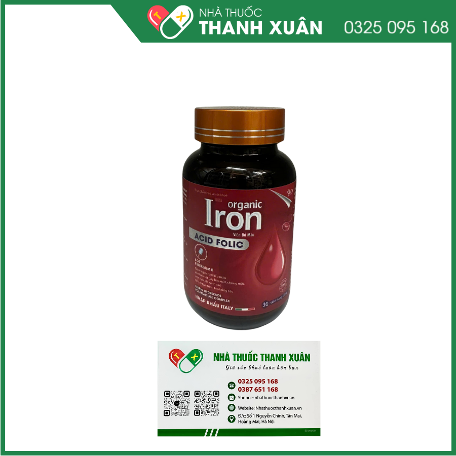 Organic Iron viên bổ máu
